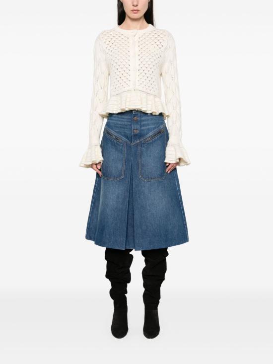 25FW 끌로에 가디건 CH25AMC01590 107 White - CHLOE