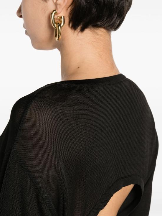  생로랑 숏 원피스 776019 Y76LT1000 Black - SAINT LAURENT