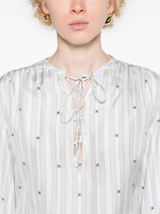 24FW 셀린느 셔츠 2C97A055X 01KU Clear Blue - CELINE