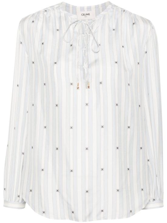 24FW 셀린느 셔츠 2C97A055X 01KU Clear Blue