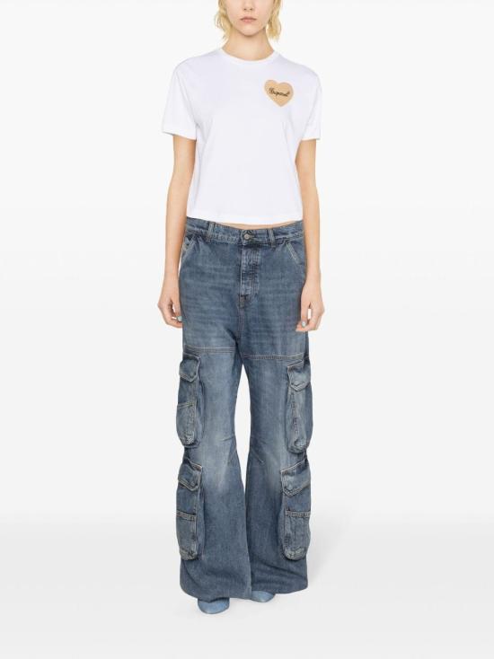  디스퀘어드2 반팔 티셔츠 S75GD0382 S24662100 White - DSQUARED2