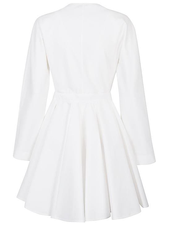  알라이아 숏 원피스 AA9R2618T447A 000 WHITE - ALAIA