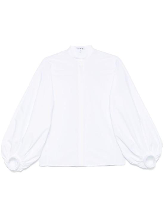 25SS 알라이아 셔츠 AA9C0977T611A 000 White