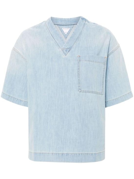  보테가베네타 블라우스 774676 V3N604946 Denim - BOTTEGA VENETA