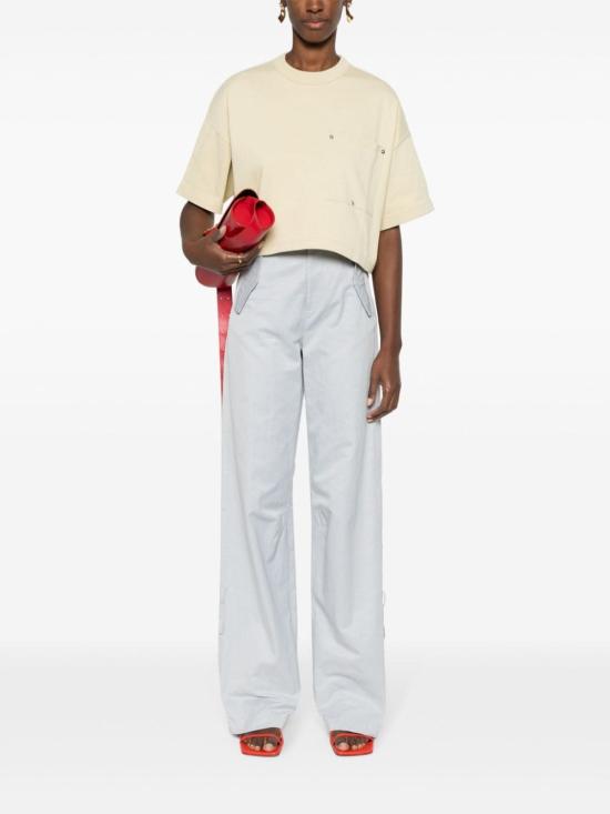  보테가베네타 반팔 티셔츠 777597 VKLZ08807 Beige - BOTTEGA VENETA