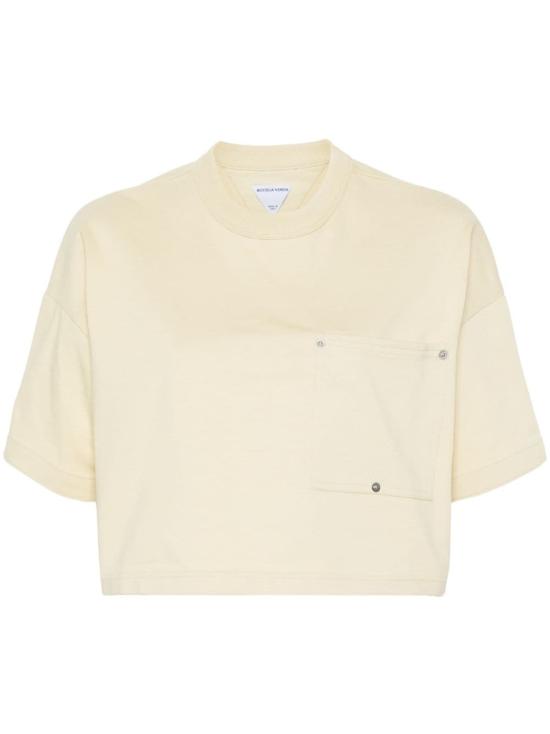  보테가베네타 반팔 티셔츠 777597 VKLZ08807 Beige - BOTTEGA VENETA