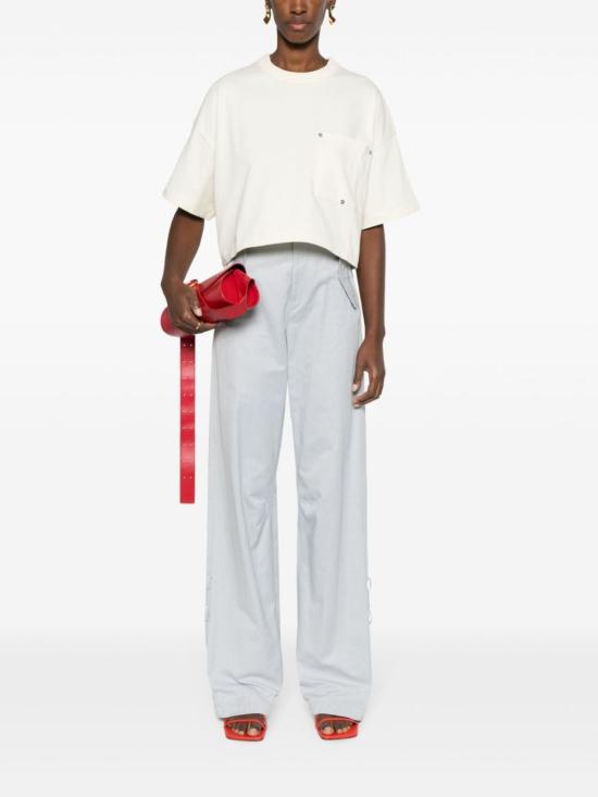  보테가베네타 반팔 티셔츠 777597 VKLZ09071 White - BOTTEGA VENETA