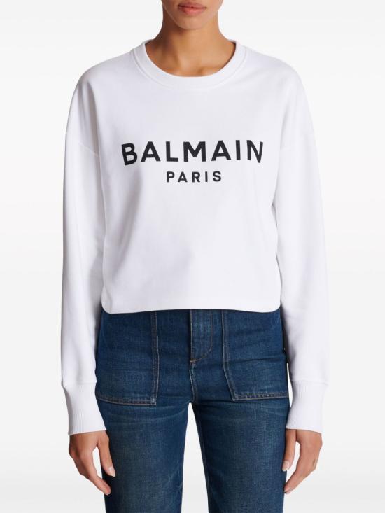  발망 스웨터 CF1JO065 BB02GAB White - BALMAIN