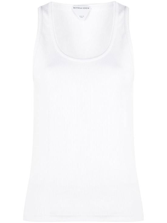  보테가베네타 민소매 티셔츠 715043 V2I509071 White - BOTTEGA VENETA