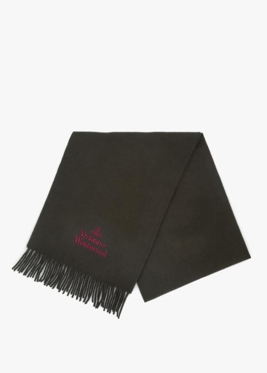 25FW 비비안웨스트우드 머플러/스카프 81030007W00Q7M411 DARK GREEN DOM