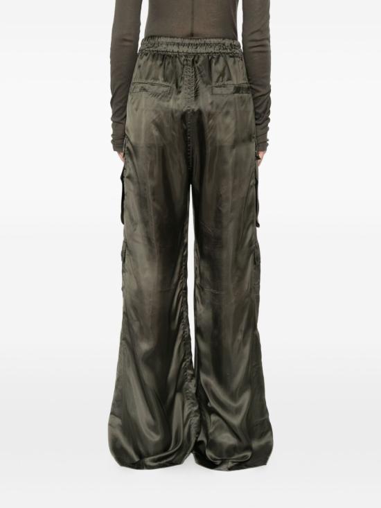 25FW 릭 오웬스 스트레이트 팬츠 RP02E4327 V25 Green - RICK OWENS