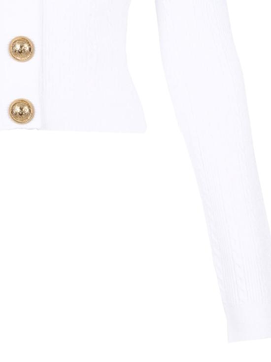 25FW 발망 가디건 FF1KL245 KI500FA White - BALMAIN