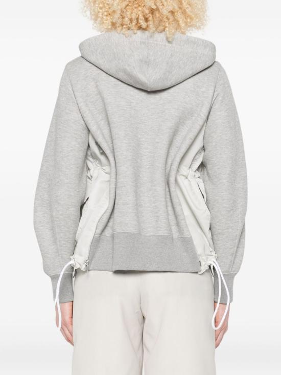 25FW 사카이 후드 티셔츠 SCW 230 381 Grey - SACAI