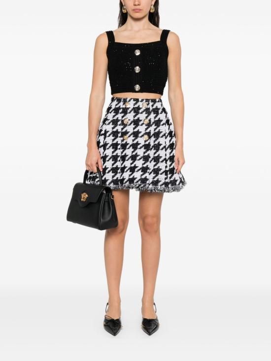 25FW 발망 민소매 티셔츠 FF1AB052 KI740PA Black - BALMAIN