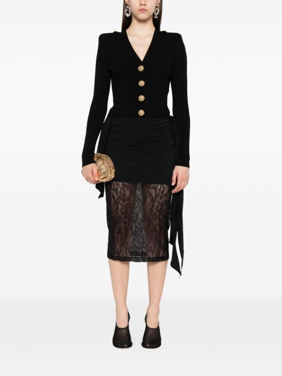 25FW 발망 가디건 FF1KL245 KI500PA Black - BALMAIN