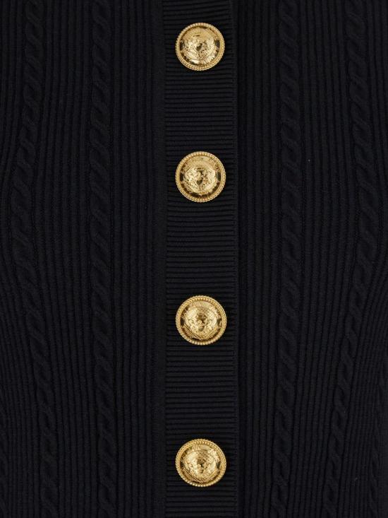 25FW 발망 가디건 FF1KL230 KI500PA Black - BALMAIN