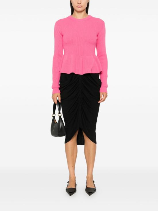 24FW 이자벨마랑에뚜왈 미디 스커트 JU0233FA B3K02E 01BK Black - ISABEL MARANT ETOILE