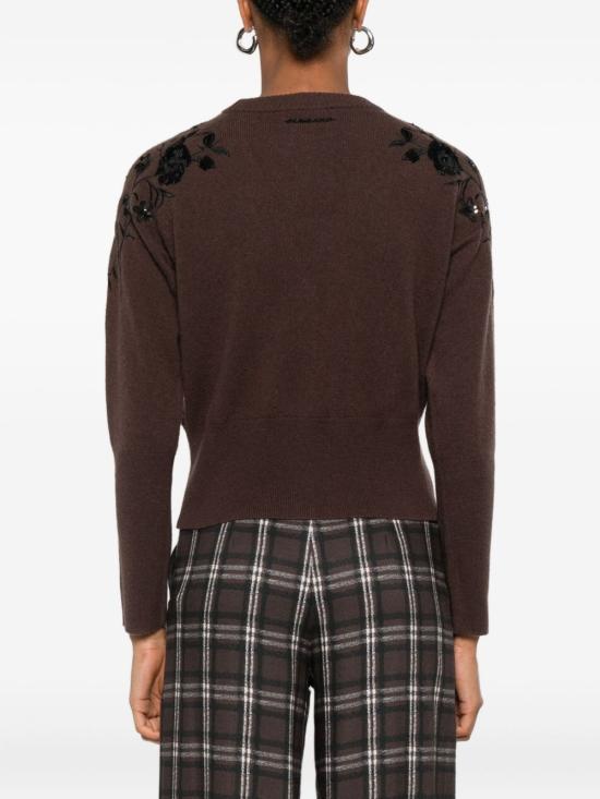 25FW 에르마노 피렌제 가디건 D47EN001R E50MFA70 Brown - ERMANNO FIRENZE