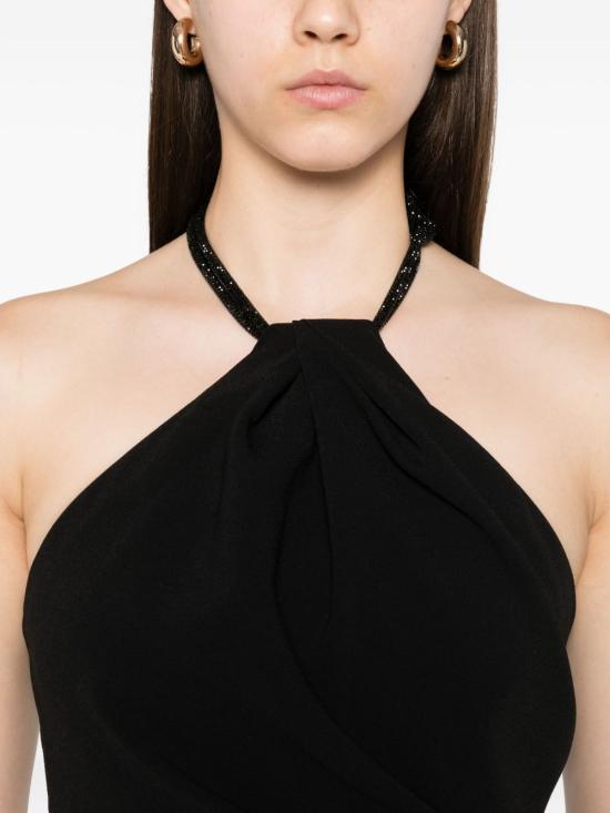 25FW 솔러스런던 롱 원피스 OS33015 BLACK JET Black - SOLACE LONDON