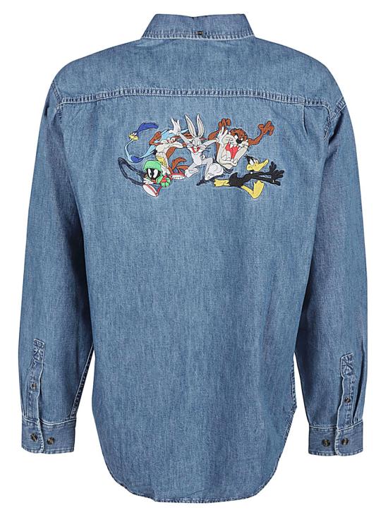  유터 데님 셔츠 23SIHR53 LIGHTBLUE Clear Blue - IUTER