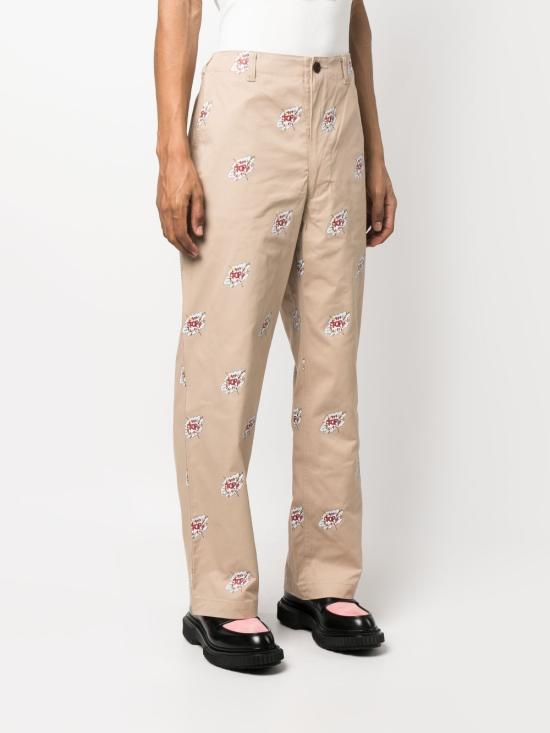  와타나베 준야 스트레이트 팬츠 P004 0511 Beige - JUNYA WATANABE