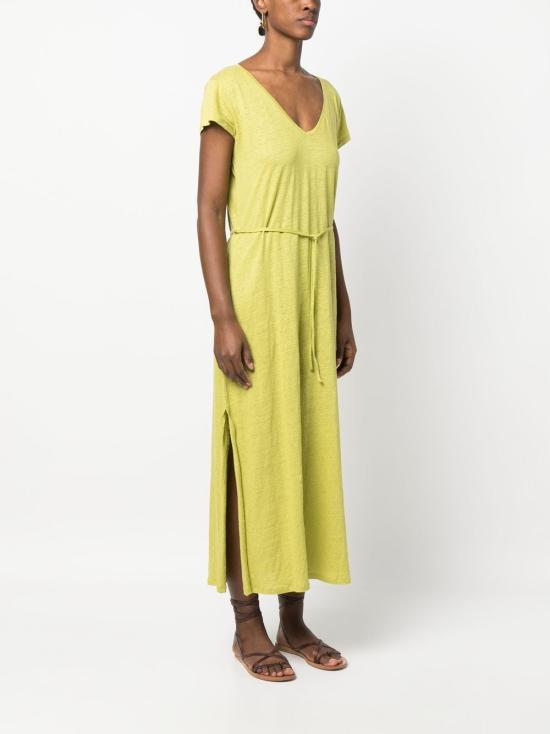  마제스틱필라쳐 숏 원피스 M011FRO167 ROBE611 Green - MAJESTIC FILATURES