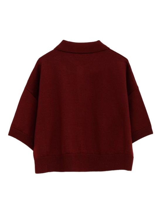 25FW 셀린느 폴로 티셔츠 2AH22322U 28BD Bordeaux - CELINE