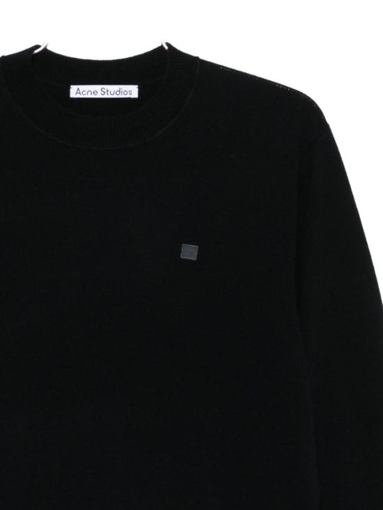 25FW 아크네 스튜디오 스웨터 C60115 900 Black - ACNE STUDIOS