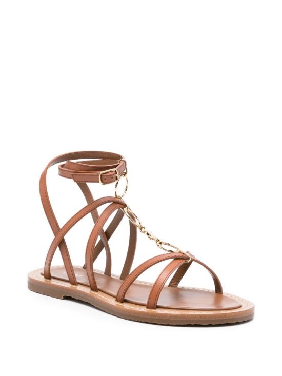 25FW 셀린느 샌들 364163767C 04LU Leather Brown - CELINE