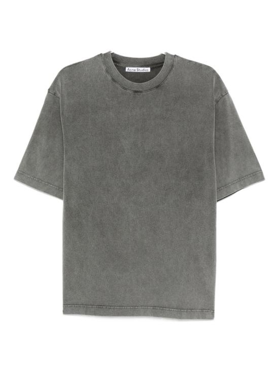 25FW 아크네 스튜디오 로고 티셔츠 릴렉스드 핏 CL0218D BM0 Grey