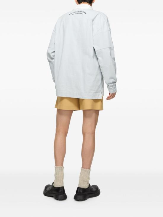 25FW 아크네 스튜디오 반팔 티셔츠 CL0396 AAA Light Grey - ACNE STUDIOS