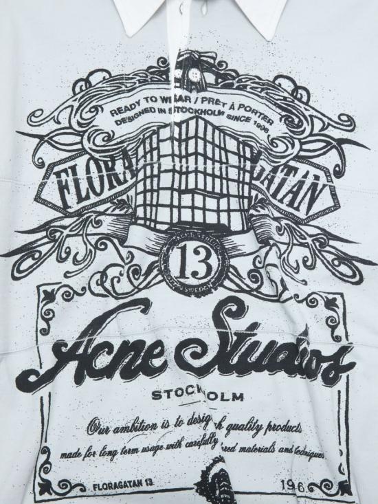 25FW 아크네 스튜디오 반팔 티셔츠 CL0396 AAA Light Grey - ACNE STUDIOS