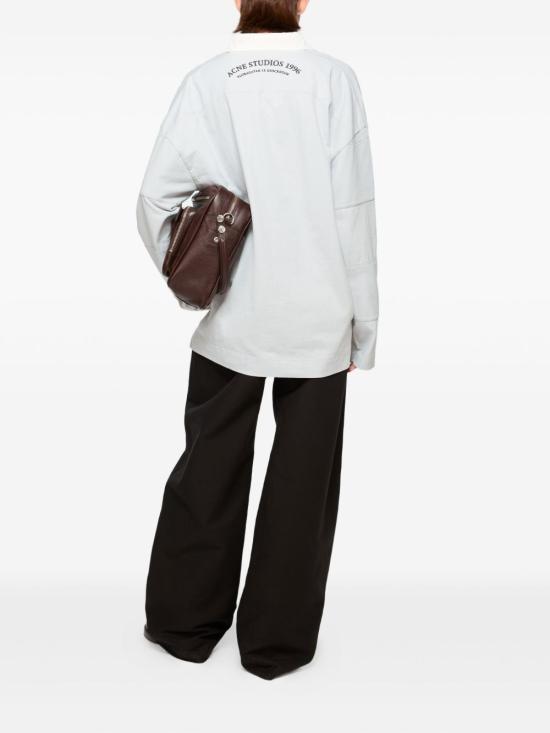 25FW 아크네 스튜디오 반팔 티셔츠 CL0396 AAA Light Grey - ACNE STUDIOS