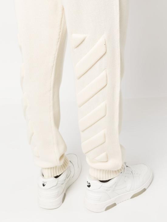  오프화이트 스트레이트 팬츠 OMHG015S23KNI001 6161 Beige - OFF WHITE