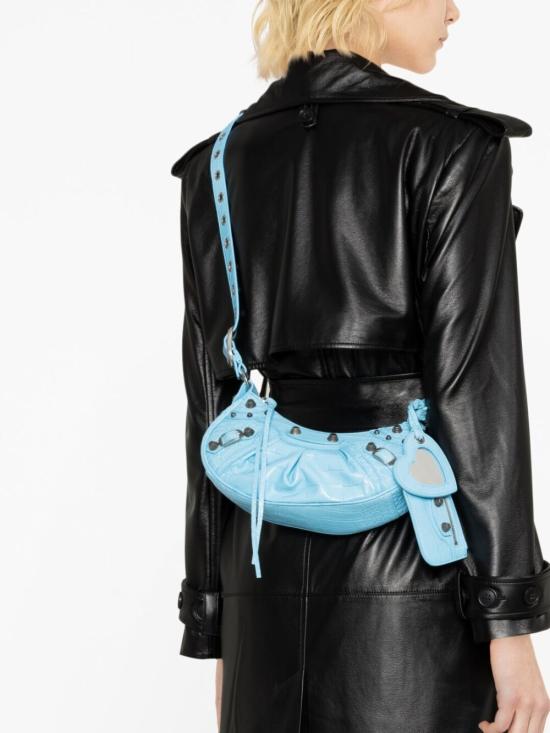  발렌시아가 Le Cagole 르 카골 숄더백 671309 23EBY4809 Blue - BALENCIAGA