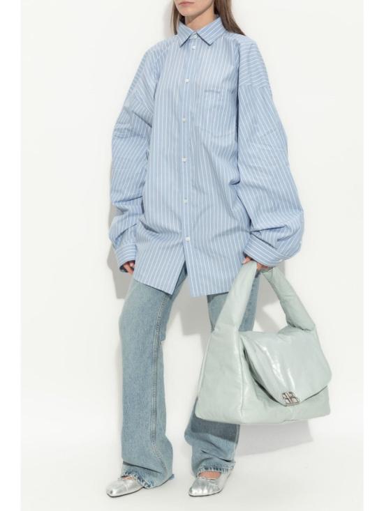 24FW 발렌시아가 스트레이트 팬츠 794047 TDW144141 Clear Blue - BALENCIAGA