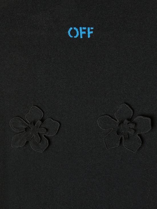  오프화이트 롱 원피스 OWHI090S23KNI001 1045 Black - OFF WHITE