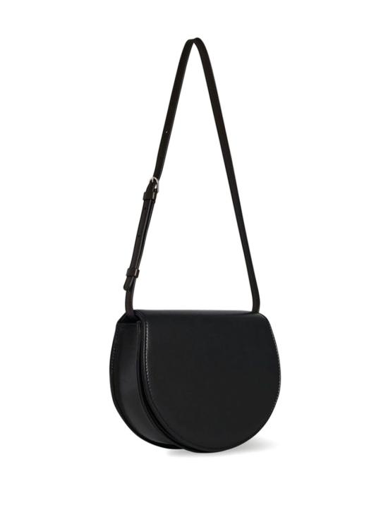 26FW 더로우 캔틴 레더 숄더백 W1730 L117BLANS Black - THE ROW
