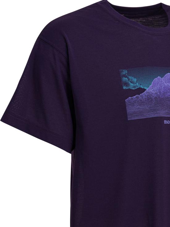 25FW 몽벨 반팔 티셔츠 2304624WICKRON T GEOGRAPHYPU Purple - MONTBELL