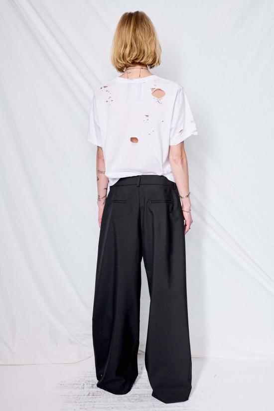  어셈블리 뉴욕 스트레이트 팬츠 어셈블리 블랙 수팅 옴므 팬츠 - ASSEMBLY NEW YORK