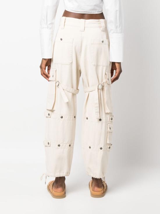  이자벨마랑 스트레이트 팬츠 PA0099FA A2G02I ELORE23EC Beige - ISABEL MARANT