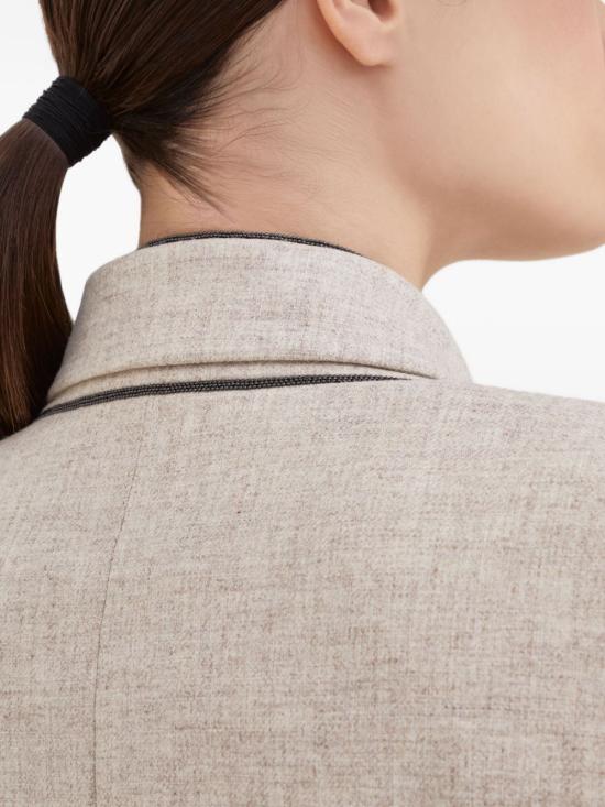 25FW 브루넬로 쿠치넬리 수트 자켓 MB1627054 C012 Beige - BRUNELLO CUCINELLI