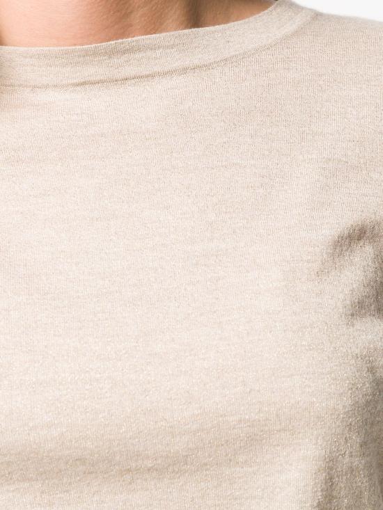 25FW 브루넬로 쿠치넬리 반팔 티셔츠 M41810000 C067 Beige - BRUNELLO CUCINELLI