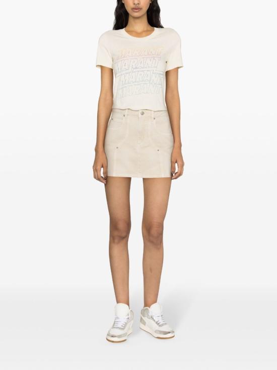  이자벨마랑에뚜왈 미디 스커트 JU0095FB B1H02E VESNA23EC Beige - ISABEL MARANT ETOILE