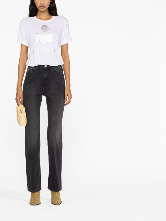  이자벨마랑에뚜왈 반팔 티셔츠 TS0004FA A1N10E KOLDI20WH White - ISABEL MARANT ETOILE