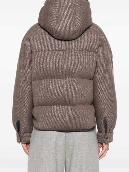 25FW 브루넬로 쿠치넬리 숏패딩 M01ET7728 CEH01 Brown - BRUNELLO CUCINELLI