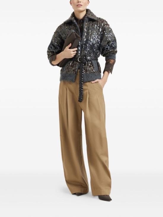 25FW 브루넬로 쿠치넬리 셔츠 MF940RI516 C4222 Brown - BRUNELLO CUCINELLI