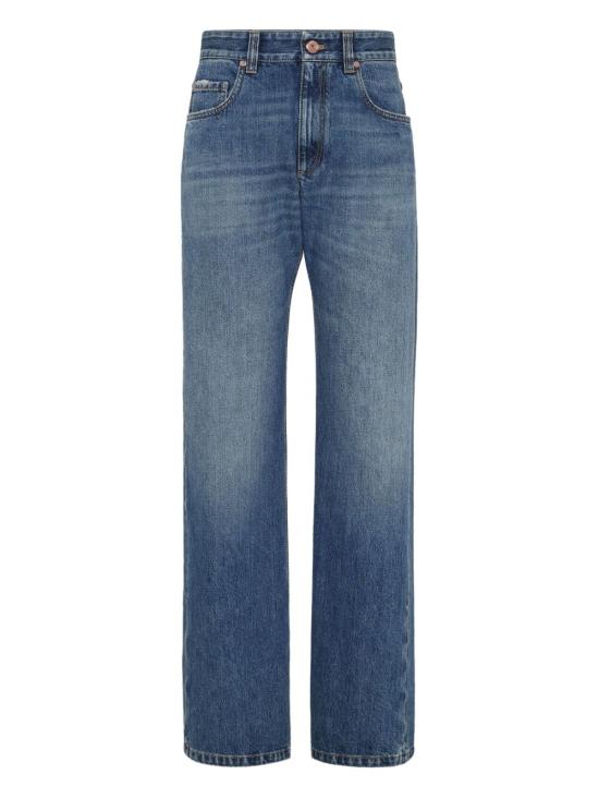 25FW 브루넬로 쿠치넬리 데님 팬츠 MA095P4035 C9039 Blue