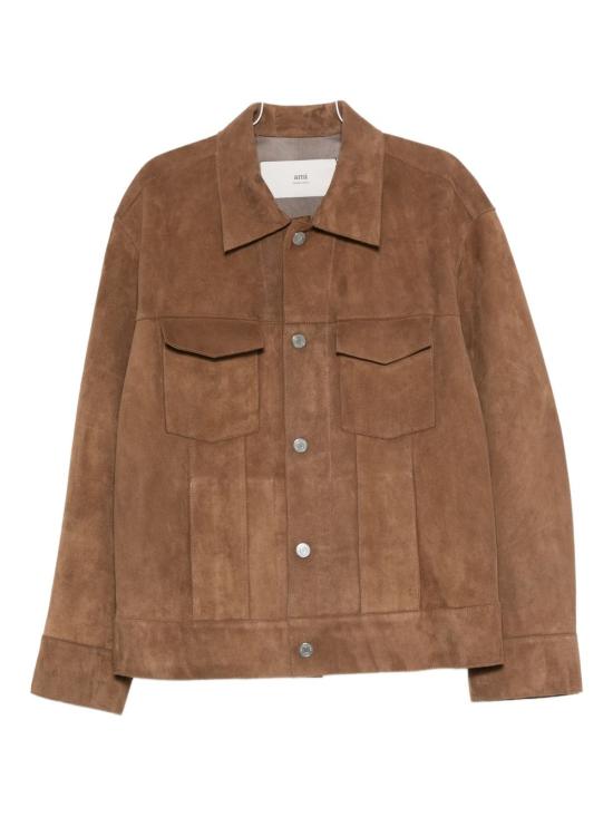 25FW 아미 가죽 자켓 UJK839 LH0059216 Brown