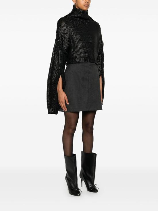 24FW 스포트막스 터틀넥 22366223600 012 Black - SPORTMAX